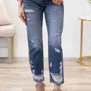 NWT Kancan Distressed Jeans